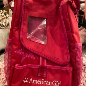 American girl doll backpack